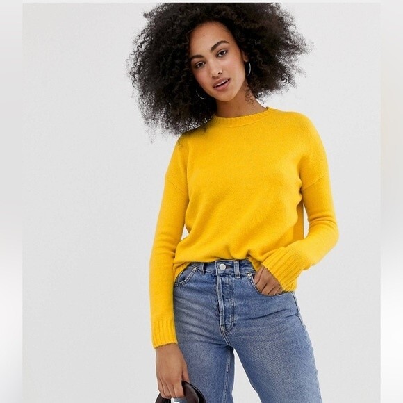 Divided h&m yellow sweater size S - Picture 1 of 10